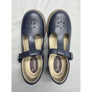 FootMates Navy Blue Girls Mary Jane Dress Shoes